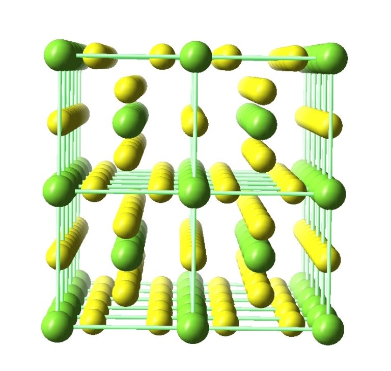 Structure cristallographique d'un alliage de niobium et d'étain