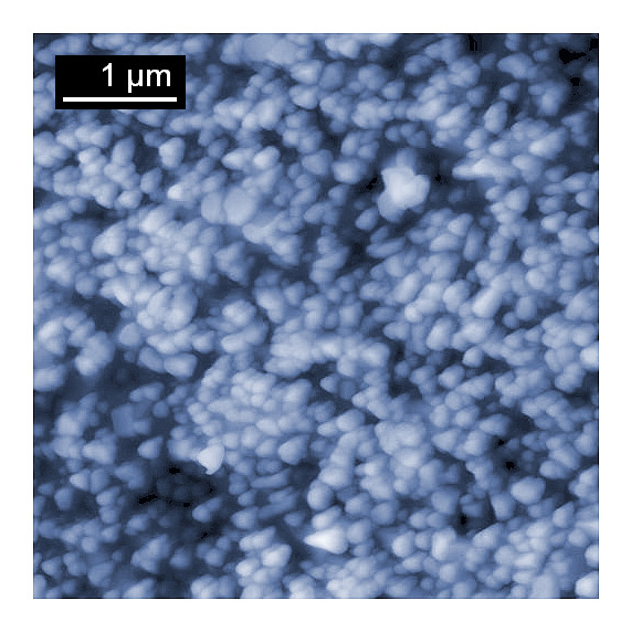 Vue en microscopie à force atomique dun explosif sous forme de poudre nano